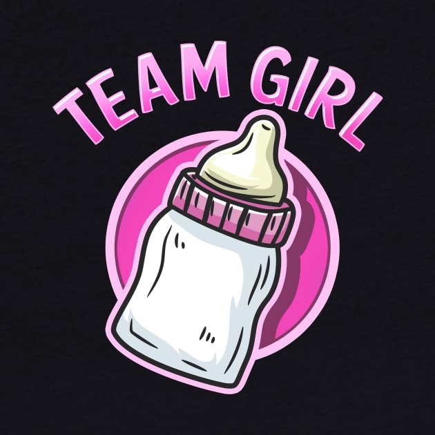 Team Girl - Gender Reveal Party - Baby Shower Gift by biNutz